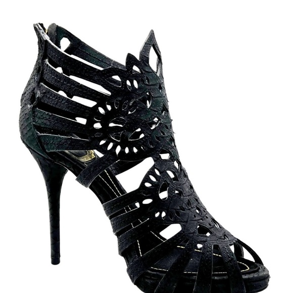 Christian Dior Black python Heels with Stiletto - Picture 7 of 14